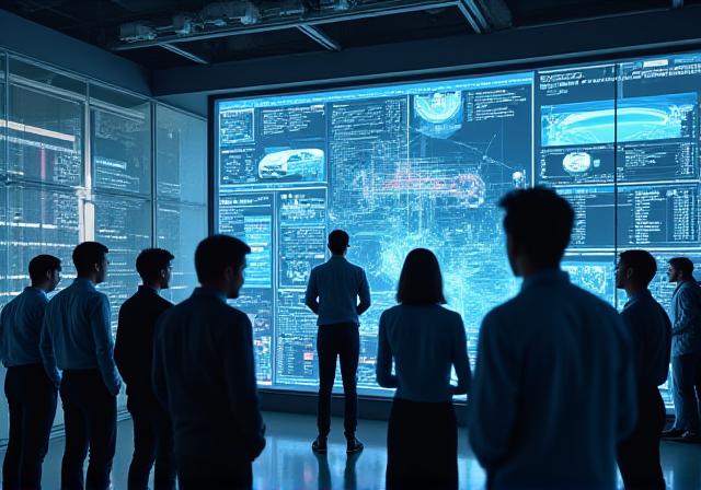 Pasukan VectorDrive bekerja di pejabat Kuala Lumpur